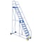 Vestil 196 H Steel Warehouse Ladder, 58 deg Grip, 16 Step, 21", 16 Steps LAD-16-21-G - alternate 1